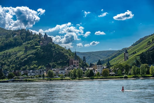 Panorama of Bacharach am Rhein, Germany