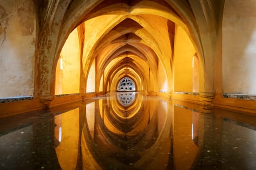 Baths of Dona Maria Padilla in the Royal Alcazar, Seville, Spain