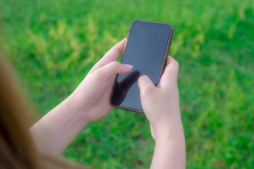 Women with smartphone mobile online social network, Network global world map internet networking people concept
