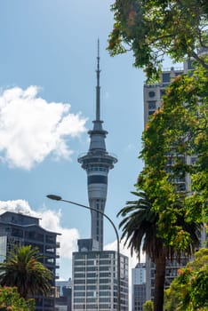 Auckland's Sky Tower in New Zealand