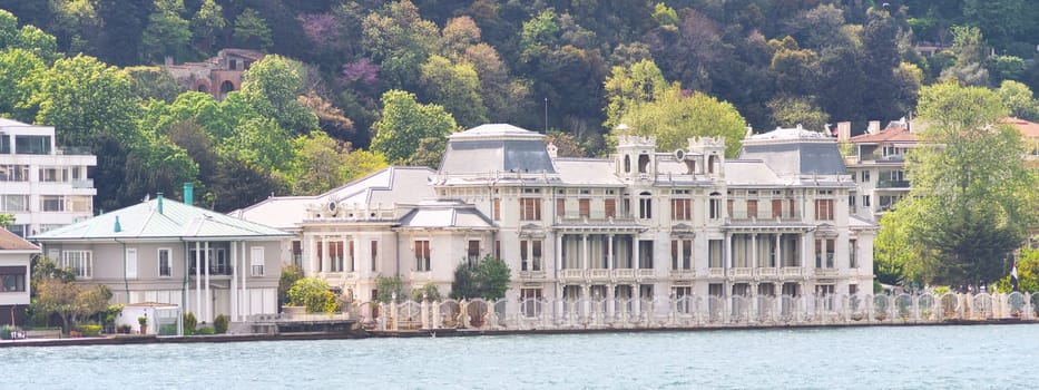 Art Nouveau style Egyptian Consulate in Istanbul, Turkey, built in 1902 for Emine Hanim, the mother of the last khedive of Egypt, Abbas Hilmi II, located in the Levent district by the Bosphorus