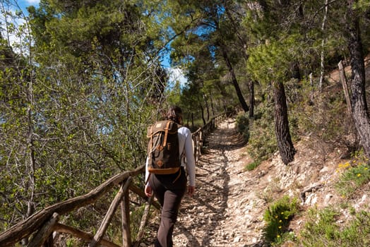 Hiking the famous Nature Trail Mergoli Vignanotica, Gargano Peninsula in Southern Italy