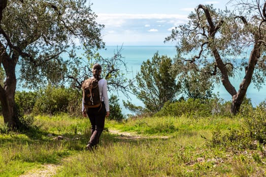 Hiking the famous Nature Trail Mergoli Vignanotica, Gargano Peninsula in Southern Italy