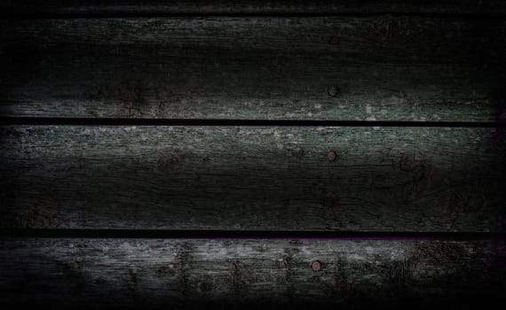 Old vintage rustic aged antique wooden sepia panel with horizontal gaps, planks and chinks