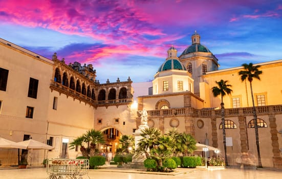 Cathedral in Mazara del Vallo in the province of Trapani, Sicily, Italy