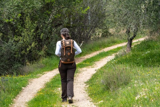 Hiking the famous Nature Trail Mergoli Vignanotica, Gargano Peninsula in Southern Italy