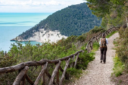 Hiking the famous Nature Trail Mergoli Vignanotica, Gargano Peninsula in Southern Italy