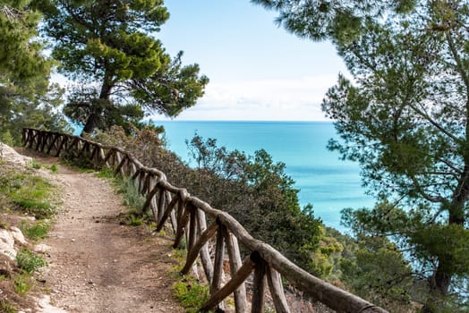 Hiking the famous Nature Trail Mergoli Vignanotica, Gargano Peninsula in Southern Italy