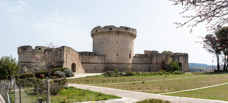 Unfinished Tramontano castle in Matera, Southern Italy
