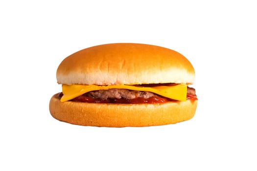 famous simple cheese burger for lunch