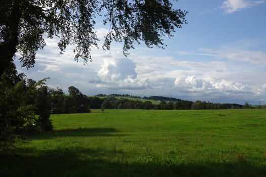 Landschaft im Bergischen Land bei Mohlscheid, Nordrhein-Westfalen, Deutschland, Neunkirchen-Seelscheid