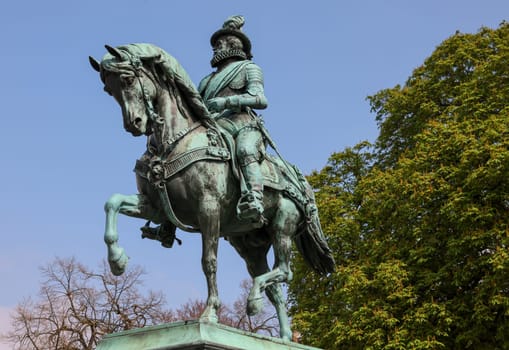 Statue of Frederick William I in Hague, Prince of Orange-Nassau first king of the Netherlands
