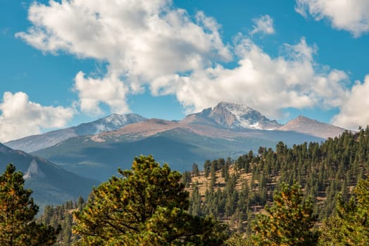 View of a mountain in the Rocky Mountains, USA
