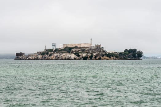 Famous Alcatraz prison in San Francisco, USA