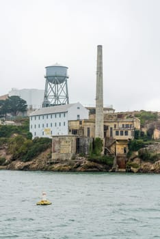Famous Alcatraz prison in San Francisco, USA