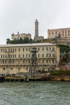 Famous Alcatraz prison in San Francisco, USA