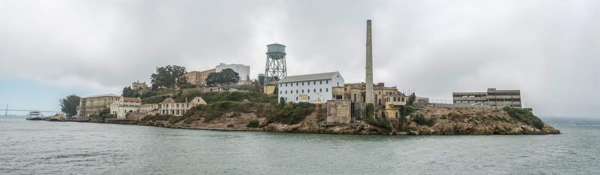 Famous Alcatraz prison in San Francisco, USA