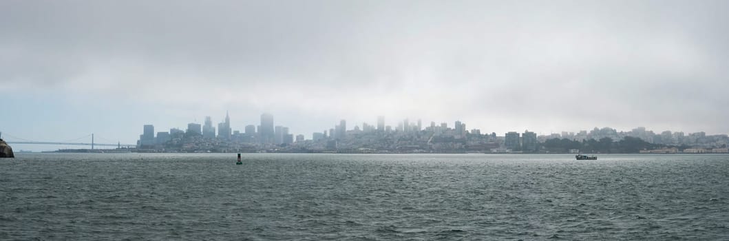 Famous Alcatraz prison in San Francisco, USA