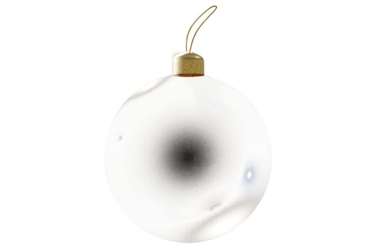 3D Illustration , Christmas ornaments ball. Set Transparent glass Christmas balls. Concept New Year's holiday .