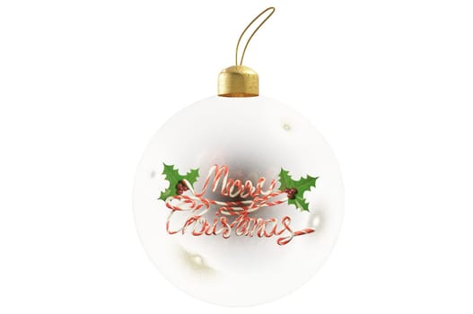 3D Illustration , Christmas ornaments ball. Set Transparent glass Christmas balls. Concept New Year's holiday .