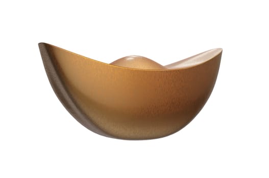 3D Illustration, Chinese gold ingot , Chinese lunar new year solid design icon