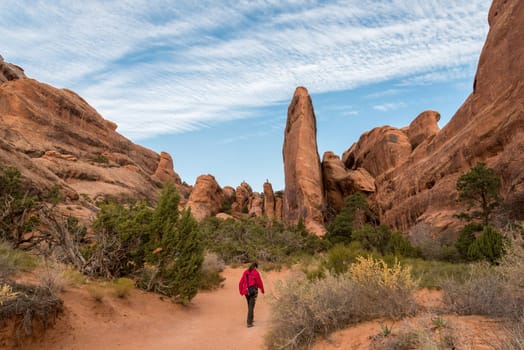 Hiking the Arches National Park, USA