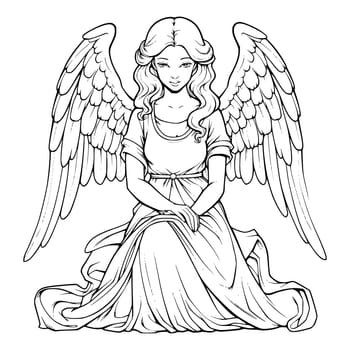 Angel Coloring Pages For Kids