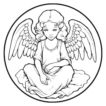 Angel Coloring Pages For Kids