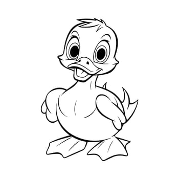 Baby Duck Coloring Pages Drawing For Kids