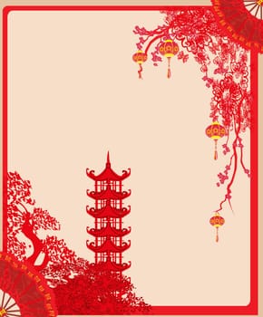 Mid-Autumn Festival for Chinese New Year - card
