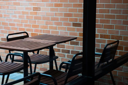 Interior of a retro style decorated espresso bar, stock photo