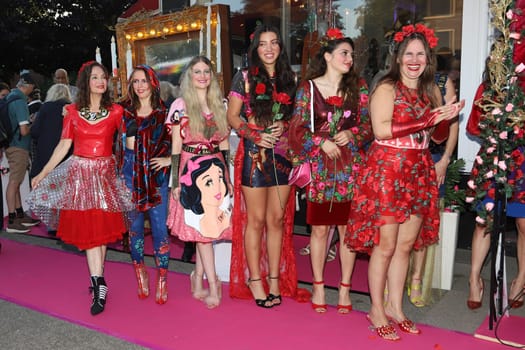 Blanka Luz with models  Blanka Luz celebrated her 10th anniversary with a Fairytale fashion show in Hamburg
