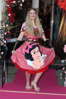 Model,catwalk,  Blanka Luz celebrated her 10th anniversary with a Fairytale fashion show in Hamburg