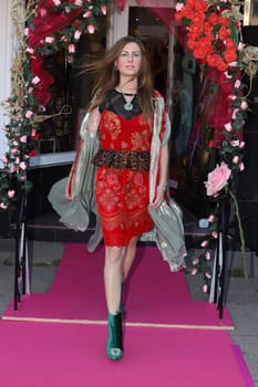 Model,catwalk,  Blanka Luz celebrated her 10th anniversary with a Fairytale fashion show in Hamburg