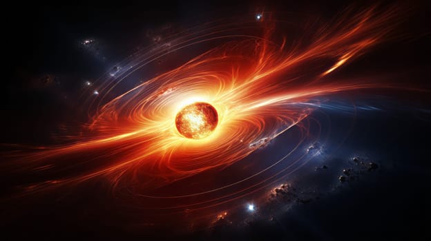 Black hole in deep space, capturing the mysterious and powerful nature of this astronomical phenomenon