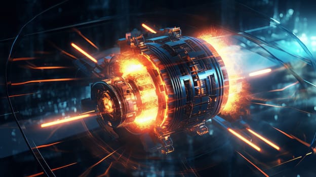A futuristic nuclear fusion concept with laser ignition