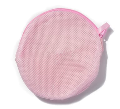 Underwear washing bag on white background