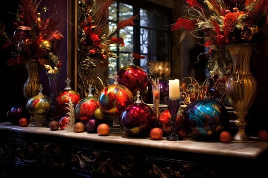 Brilliant decor reflecting the exuberance of the season