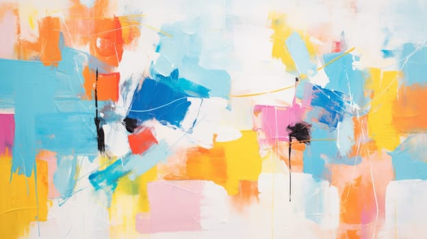 Vivid and lively texture composed of playful and artistic color hues