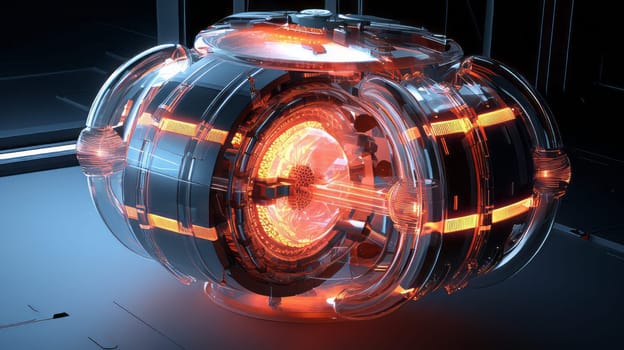 A futuristic nuclear fusion concept with inertial confinement