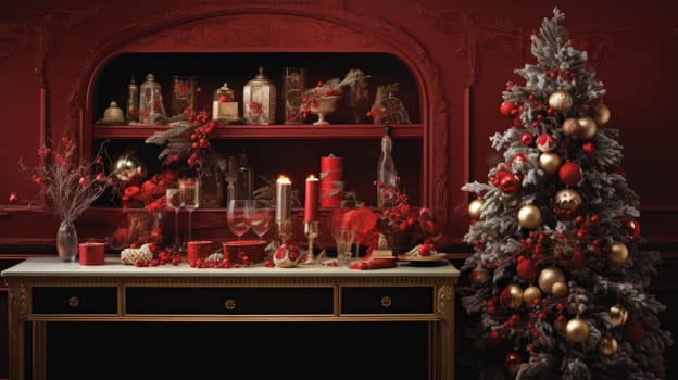 Radiating the festive spirit of Christmas with this intricately composed scene