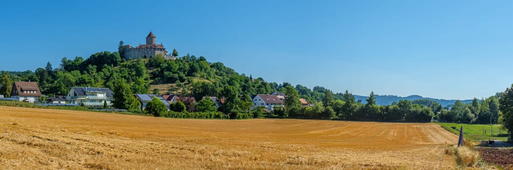 Castle Reichenberg on a hill in Germany
