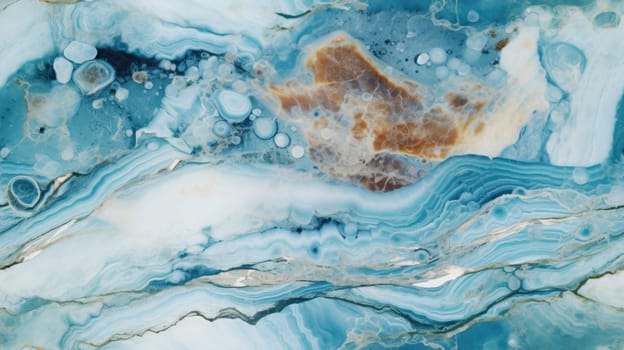 abstract marble texture agate light blue, ai