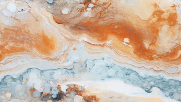 abstract marble texture agate gold orange, ai