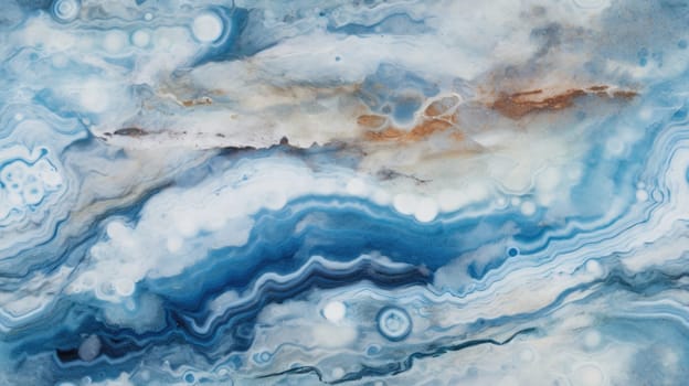abstract marble texture agate navy blue, ai