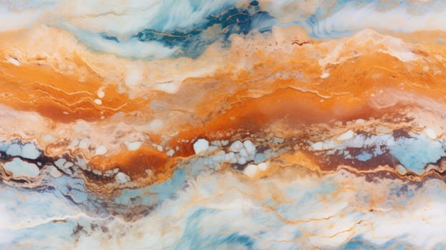 abstract marble texture agate gold orange, ai