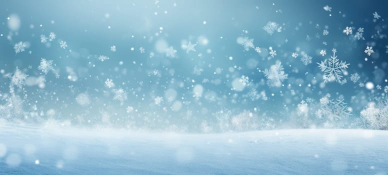 snow snowflakes cold winter frozen background texture, ai