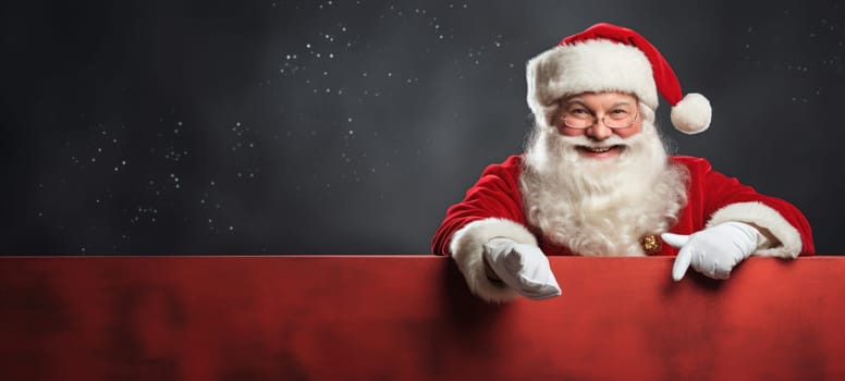 santa claus xmas christmas promoption sale copyspace banner, ai