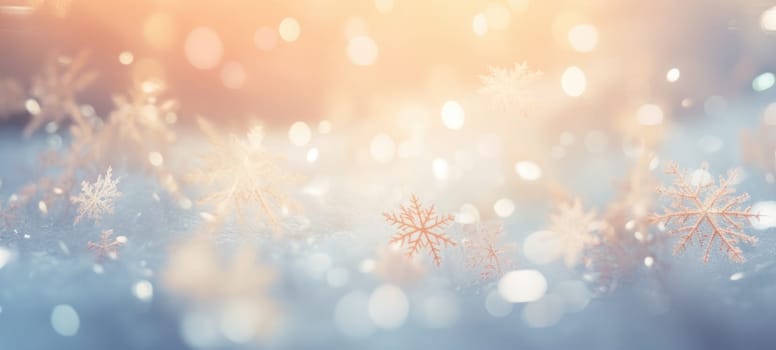 snow snowflakes cold winter frozen background texture, ai