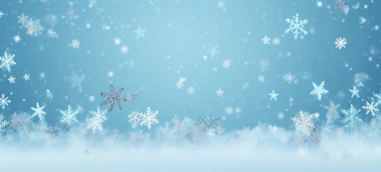 snow snowflakes cold winter frozen background texture, ai